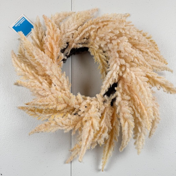 Pampas Faux Mini Wreath 12" Dia - Home Decor - Room Essentials - Picture 1 of 2